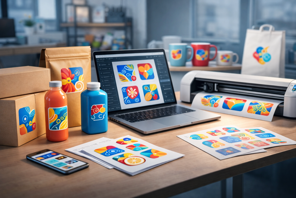 Ide Kreatif Memanfaatkan Stiker Custom untuk Branding Usaha