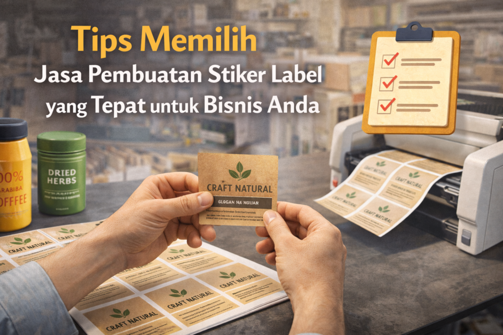 Tips Memilih Jasa Pembuatan Stiker