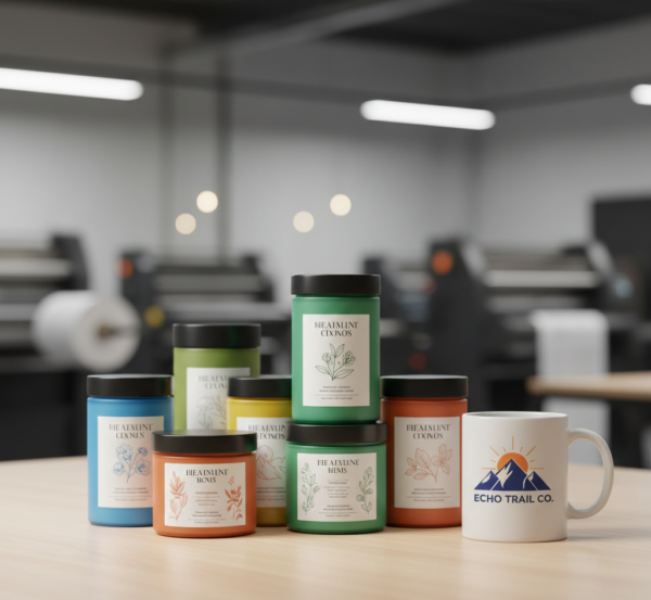 Strategi Branding 2026: Tingkatkan Nilai Jual Produk dengan Stiker Label & Mug Custom dari TrenPrinting