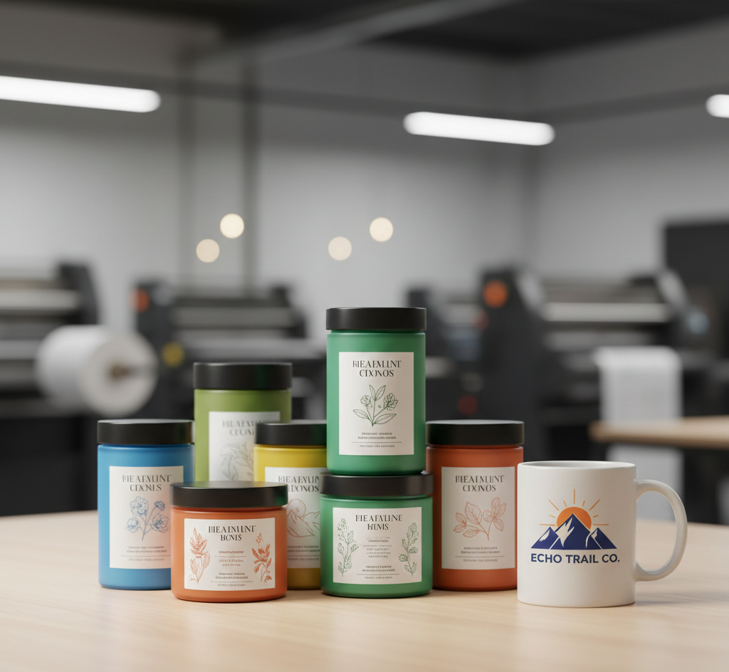 Strategi Branding 2026: Tingkatkan Nilai Jual Produk dengan Stiker Label & Mug Custom dari TrenPrinting