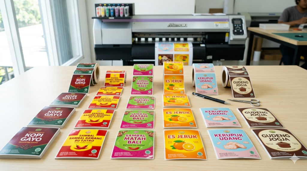 Tingkatkan Nilai Jual Produk UMKM dengan Stiker Label Berkualitas: Solusi Cepat & Murah dari Tren Printing Weleri