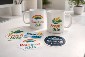 Jasa Pembuatan Sticker Label dan Mug Custom – Solusi Cetak Kreatif untuk Branding dan Souvenir