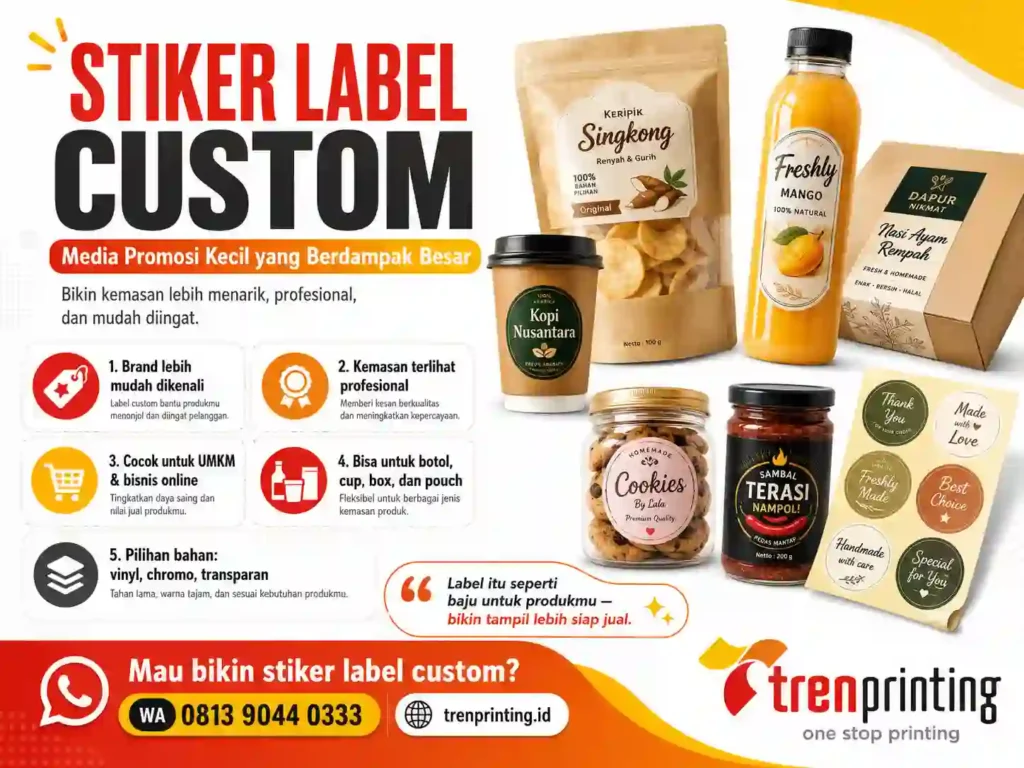 Stiker Label Custom