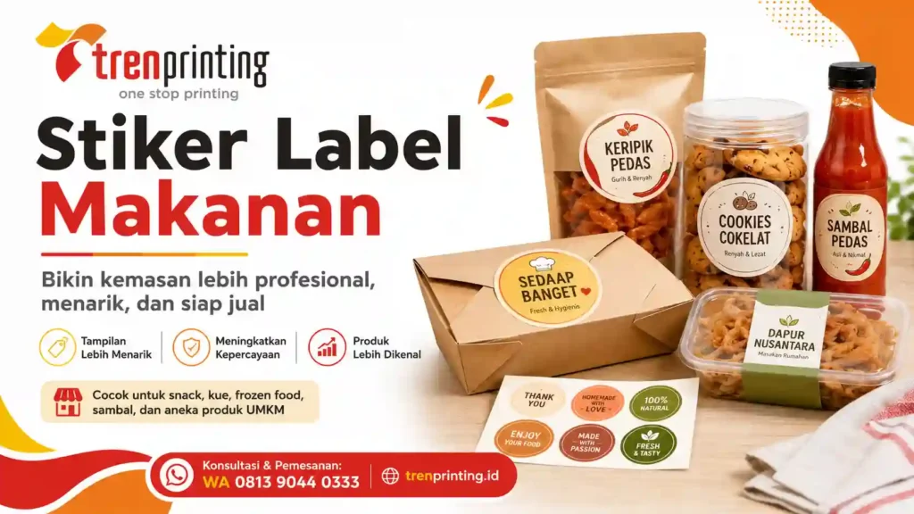 Stiker Label Makanan