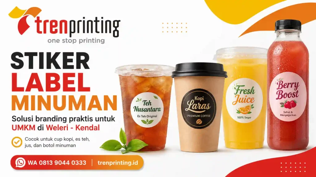 Stiker Label Minuman