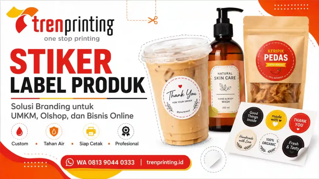 Stiker Label Produk