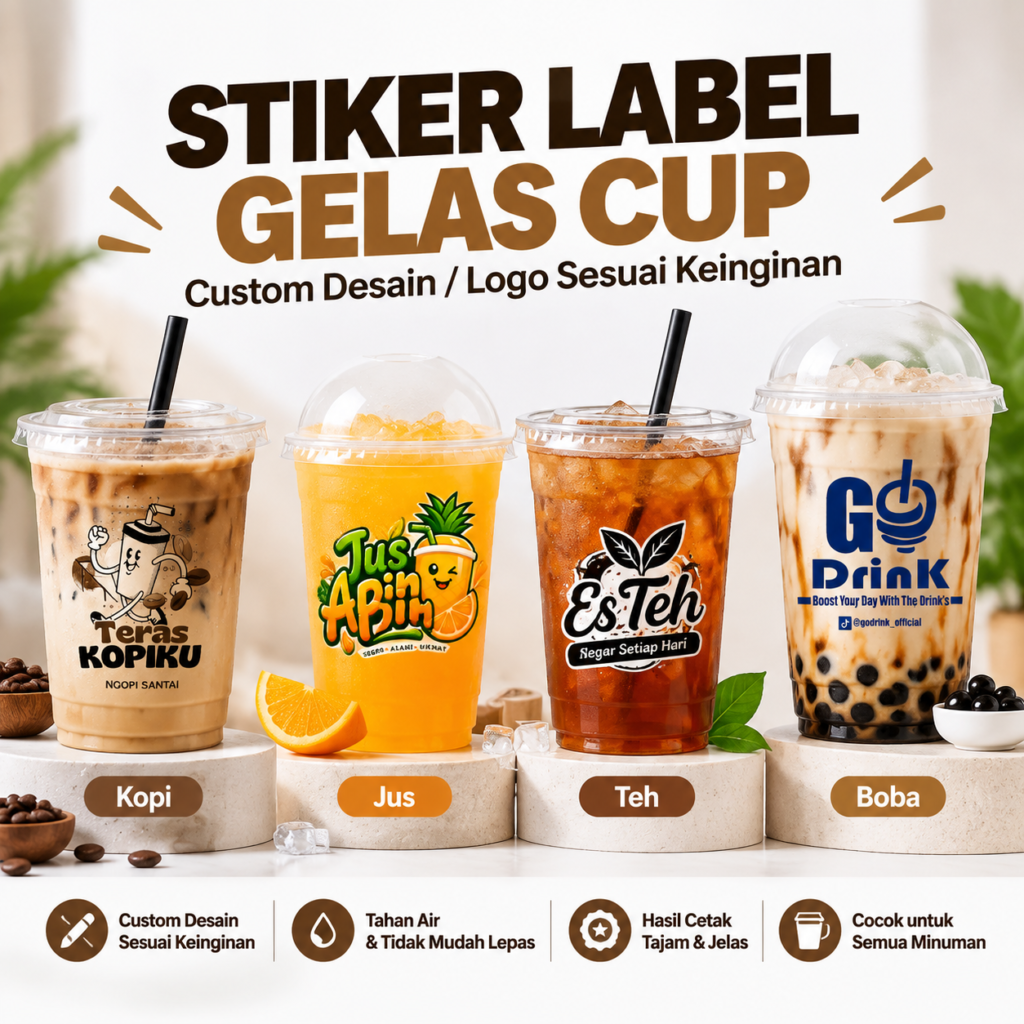 STIKER LABEL GELAS CUP